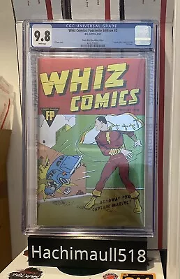 Buy Whiz Comics 2 Facsimile Megacon Foil Exclusive CGC 9.8! In Hand Ships Fast!! • 30.89£