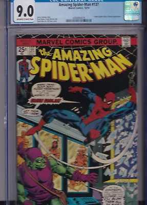 Buy Amazing Spider-Man #137 CGC 9.0, Green Goblin Appears • 71.13£
