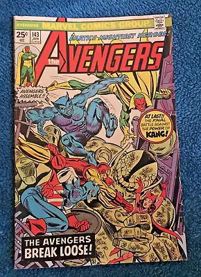 Buy Free P & P; Avengers #143, Jan 1976: Vs. Kang! • 9.99£