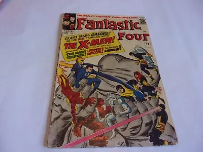 Buy Fantastic Four # 28 (Marvel 1964) FF Vs The X-Men • 89.99£