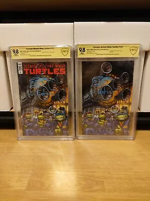 Buy Teenage Mutant Ninja Turtles 127 Set HSV EXPO CBCS CGC ART SIGNED REMARK EASTMAN • 399.60£