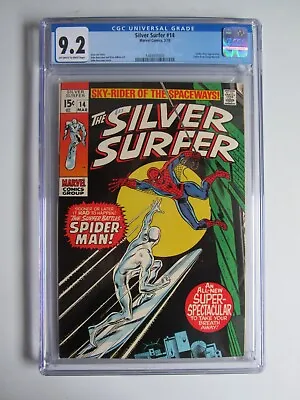 Buy Silver Surfer 14 CGC 9.2 Spider-Man 1970 • 378.70£