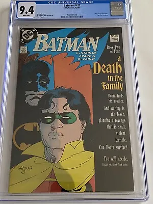 Buy Batman 427 CGC 9.4 Death In The Family • 79.92£