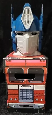 Buy RARE Transformers Logo + Optimus Prime Bust & LONG/Short Comic Book Storage Box • 375.54£