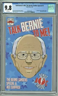 Buy Talk Bernie To Me Bernie Sanders Special #1 CGC 9.8 AOC Suprise • 56.16£
