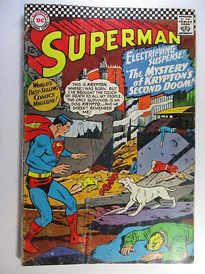 Buy Superman #189 Krypton's Second Doom, Wayne Boring, VG, 4.0 (C), OW Pages • 7.60£