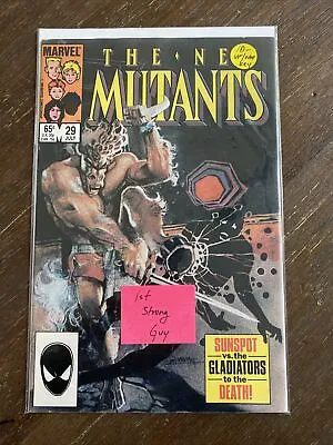 Buy The New Mutants #29 Key 1st Strong Guy (DC, 1985) VF/NM • 7.88£