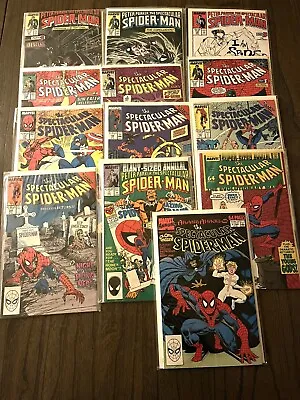 Buy PETER PARKER SPECTACULAR SPIDER-MAN LOT OF 13 / 131-136,138,146-148, Annuals 7-9 • 46.51£