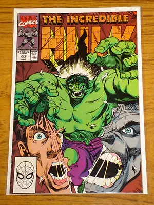 Buy Incredible Hulk #372 Vol1 Marvel Green Hulk Returns August 1990 • 6.99£