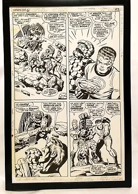 Buy Fantastic Four Annual #6 Pg. 40 By Jack Kirby 11x17 FRAMED Original Art Poster M • 47.35£