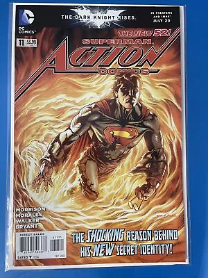 Buy Action Comics #11 (2012 DC) The Shocking Reason Behind His New Secret Identity! • 1.18£