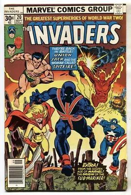 Buy The Invaders #20 1977- Comic Book-1ST New Union Jack • 28.54£