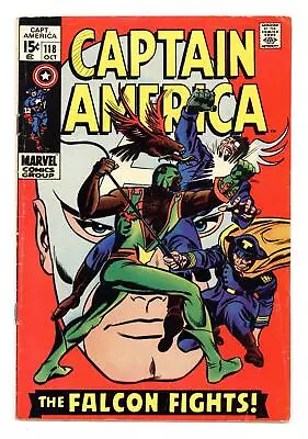 Buy Captain America #118 GD+ 2.5 1969 • 13.80£
