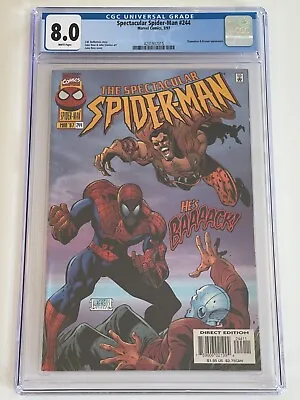 Buy Spectacular Spider-Man #244 CGC 8.0 White Pages | First Appearance Son Of Kraven • 37.85£