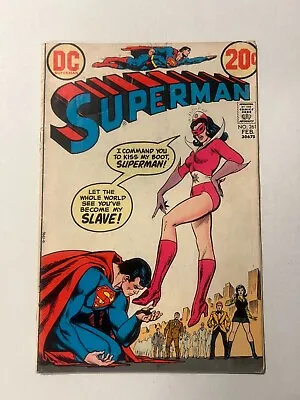 Buy Superman #261 Superman  Slave Of Star Sapphire  Nick Cardy Cover Art 1973 • 47.31£