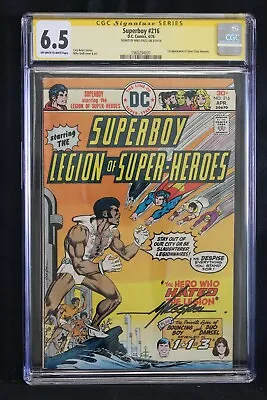 Buy Superboy #216 - Dc Comics 1976 - Slabbed Cgc Signature 6.5 • 211.86£
