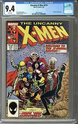 Buy Uncanny X-Men #219 CGC 9.4 • 47.13£