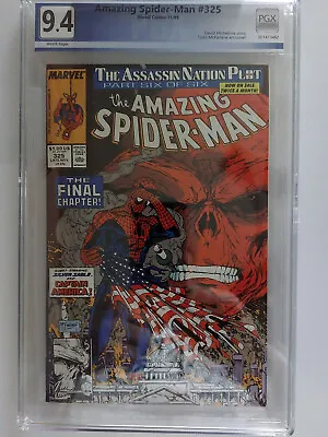 Buy The Amazing Spider-Man #325 PGX 9.4 NM WHITE PAGES Silver Sable Captain America • 59.30£