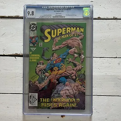 Buy Superman: The Man Of Steel #17 D.C Comic CGC 9.8 !! • 70£