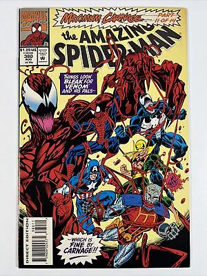 Buy Amazing Spider-Man #380 (1993) Maximum Carnage ~ Marvel Comics • 9.59£