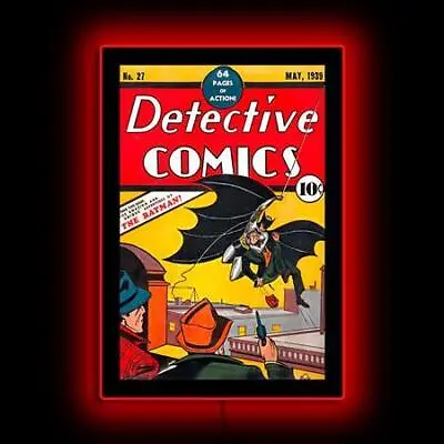Buy Detective Comics No 27 Batman Mini Poster Plus Led Illuminated Sign DC Comics • 85.97£
