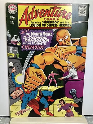 Buy Adventure Comics #362 (DC, 1967) Superboy Legion Of Super Heros Good Cond • 12£