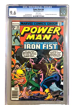 Buy POWER MAN #48 - CGC 9.6 (NM) - White Pages- Key Book- 1st Power Man & Iron Fist • 150.21£