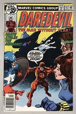 Buy Daredevil #157 March 1979 VF Captain America, Hercules, Black Widow • 7.92£