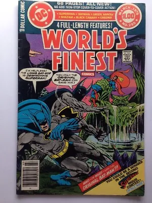 Buy Worlds Finest Comics # 255 Batman Superman Shazam Green Arrow DC Comics 1979 • 6.64£