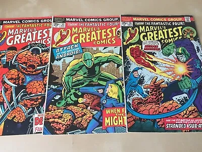 Buy Marvel’s Greatest Comics 51, 53 And 58 • 9.88£