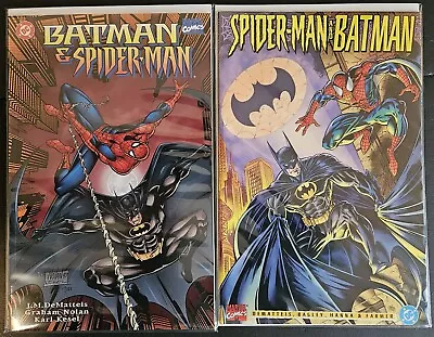 Buy SPIDER-MAN & BATMAN #1 1995 + BATMAN & SPIDER-MAN 1997 DC/Marvel Crossovers • 59.29£
