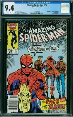 Buy AMAZING SPIDER-MAN  #276 CGC  NM9.4  High Grade!  White Pages    1345847006 • 52.27£