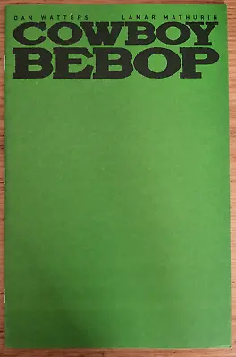 Buy Cowboy Bebop #1 Blank Green Sketch Cover Titan Comics Group Bagged And Boarded • 3.50£