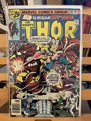 Buy The Mighty Thor #250 Anniversary Issue Bronze Age Marvel Comics 1975 • 4.75£