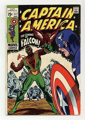 Buy Captain America #117 GD/VG 3.0 1969 1st App. And Origin Falcon • 111.93£