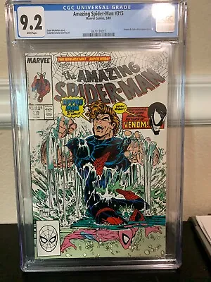 Buy Amazing Spider-Man 315 CGC 9.2 (Hydro Man/Venom) White Pages/McFarlane • 50.04£