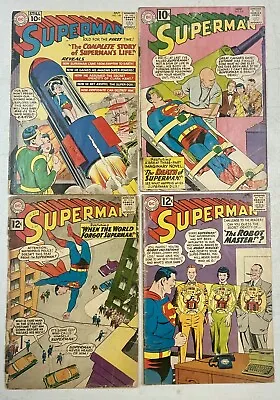 Buy DC Comics Superman # 146 148 150 152 Lot Of 4 Issues Low-Grade Complete • 64.27£