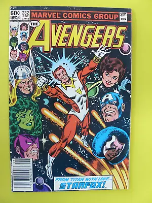 Buy Avengers #232 - 1st Appearance Of Eros At Starfox - Newsstand - VF- - Marvel • 11.98£