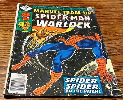 Buy Marvel Team-Up #55 Mar 1977 Warlock Spider-Man 1st App Gardener & Time Stone VG • 4.01£