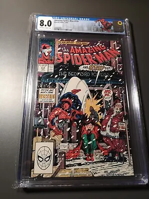 Buy Marvel Comics The Amazing Spider-Man #314 CGC 8.0 Christmas Cover • 160£