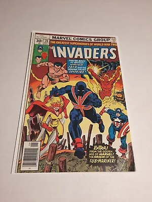 Buy The Invaders 20, (Marvel, Sept 1977), FN-, 1st Appearance New Union Jack, Namor • 30.87£