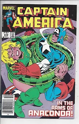 Buy Captain America #310 VF(8.0) 1985 -🍁 1st Appearance Of Puma $.75 Canadian🍁 • 23.79£