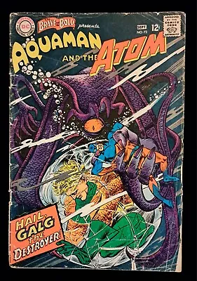 Buy 1967 Brave And The Bold #73 Dc Comic Book - Aquaman & Atom Silver Age • 10.27£