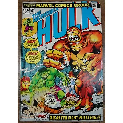 Buy The Incredible Hulk Vol. 1 No. 169 (Marvel November 1973) 1st Bi-Beast • 7.89£
