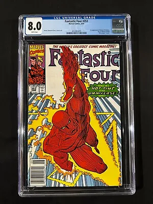 Buy Fantastic Four #353 CGC 8.0 (1991) - Newsstand - 1st App Of Mobius M. Mobius • 39.51£