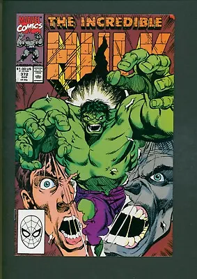 Buy The Incredible Hulk #372 1990 Marvel Comics Comic Book • 6.32£