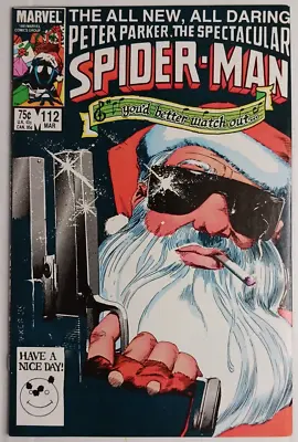 Buy Peter Parker, The Spectacular Spider-Man #112 ~ Marvel 1986 ~ WHITE PAGES ~ NM • 3.99£