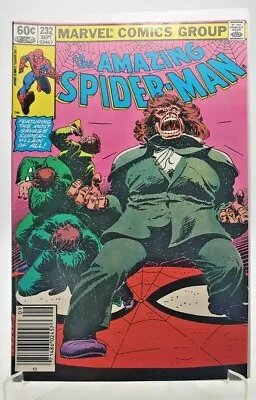 Buy Amazing SPIDER-MAN #232(1982) (SPIDER-MAN) NEWSSTAND NM+ • 54.77£