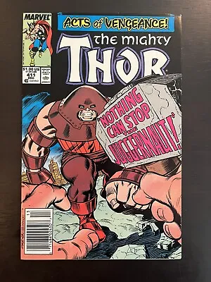 Buy The Mighty Thor 411 NM Newsstand 1st New Warriors Marvel Comics 1989 • 23.29£