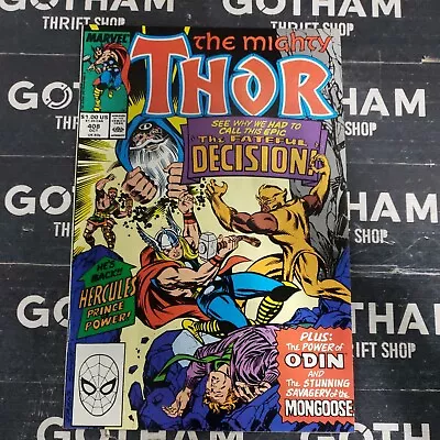 Buy The Mighty Thor #408 - The Fateful Decision! - (Marvel Oct. 89) Vintage  • 4.79£